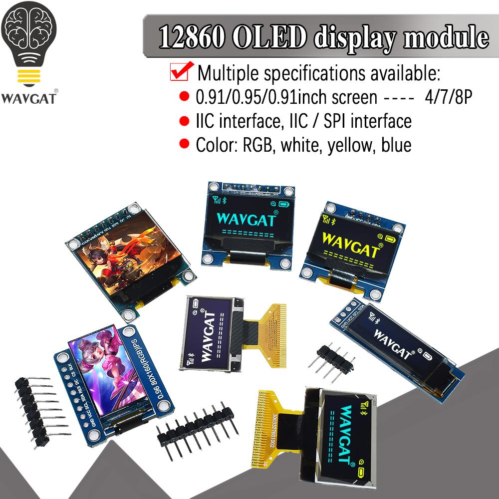 White Yellow Blue color 4Pin 7 - I2C Lcd Display recension och pris