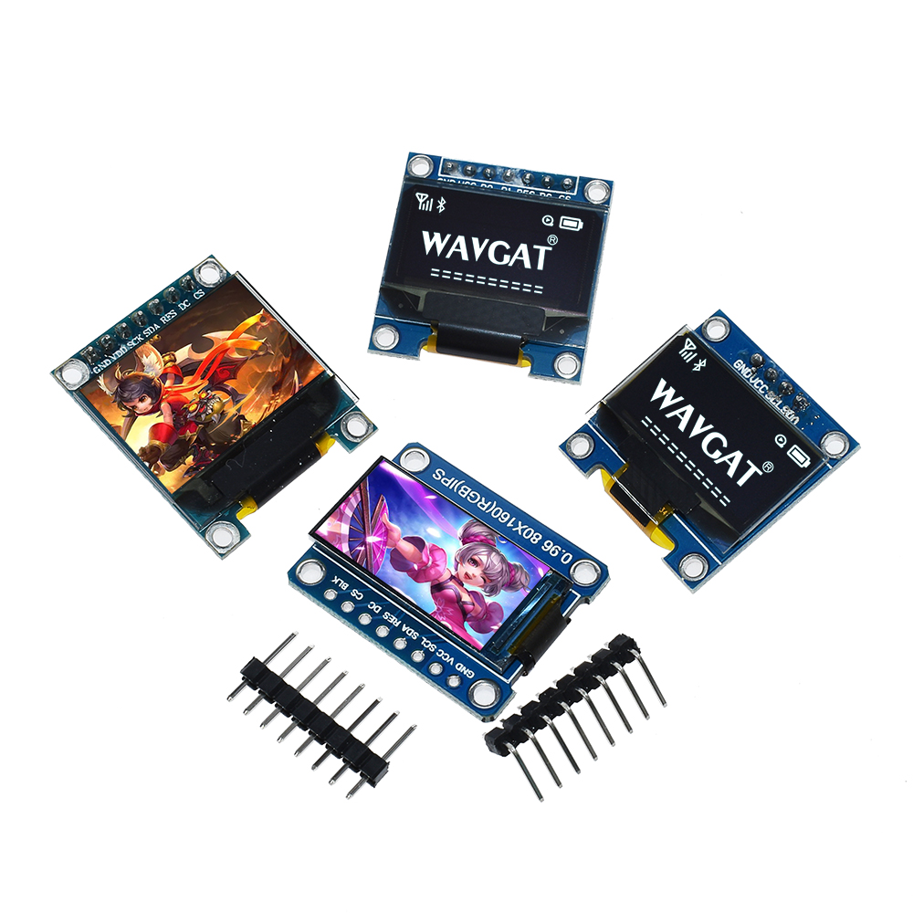White Yellow Blue color 4Pin 7 - I2C Lcd Display recension och pris