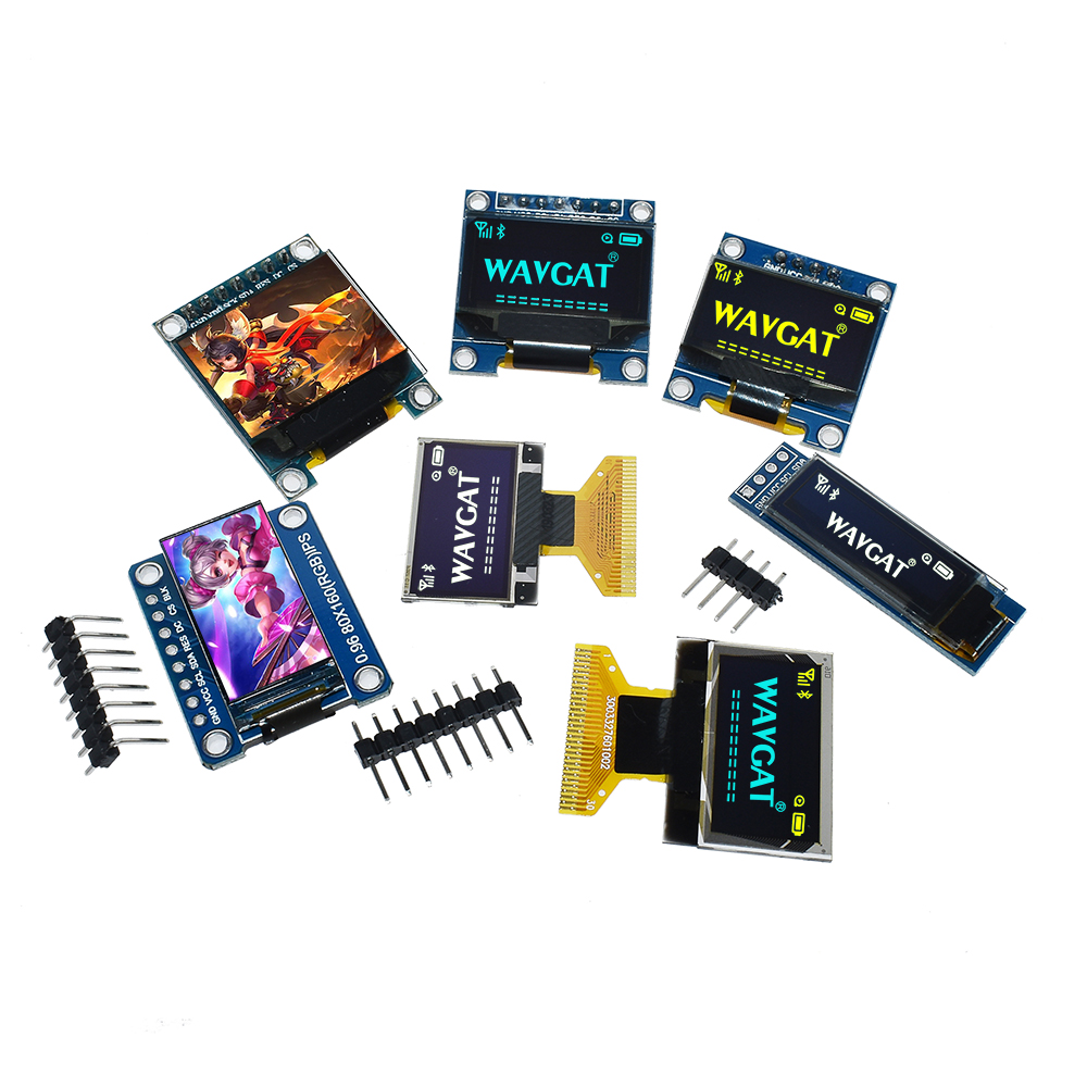 White Yellow Blue color 4Pin 7 - I2C Lcd Display recension och pris