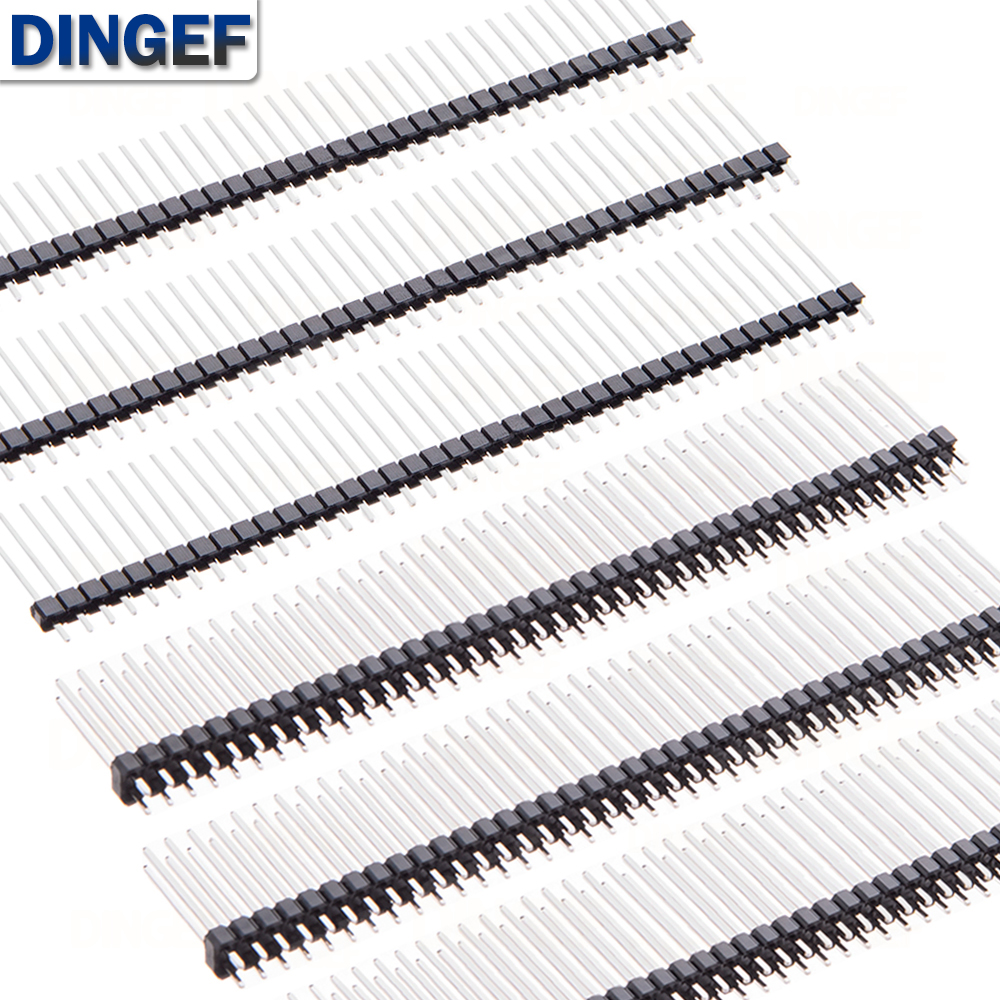 10PCS Single Double Row Male 1 - Male Female Header Pin recension och pris