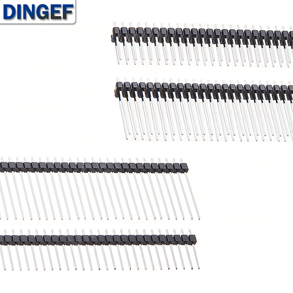 10PCS Single Double Row Male 1 - Male Female Header Pin recension och pris