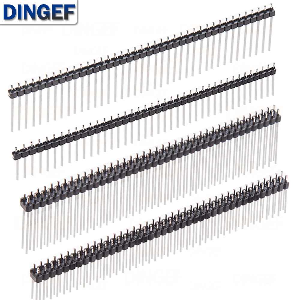 10PCS Single Double Row Male 1 - Male Female Header Pin recension och pris