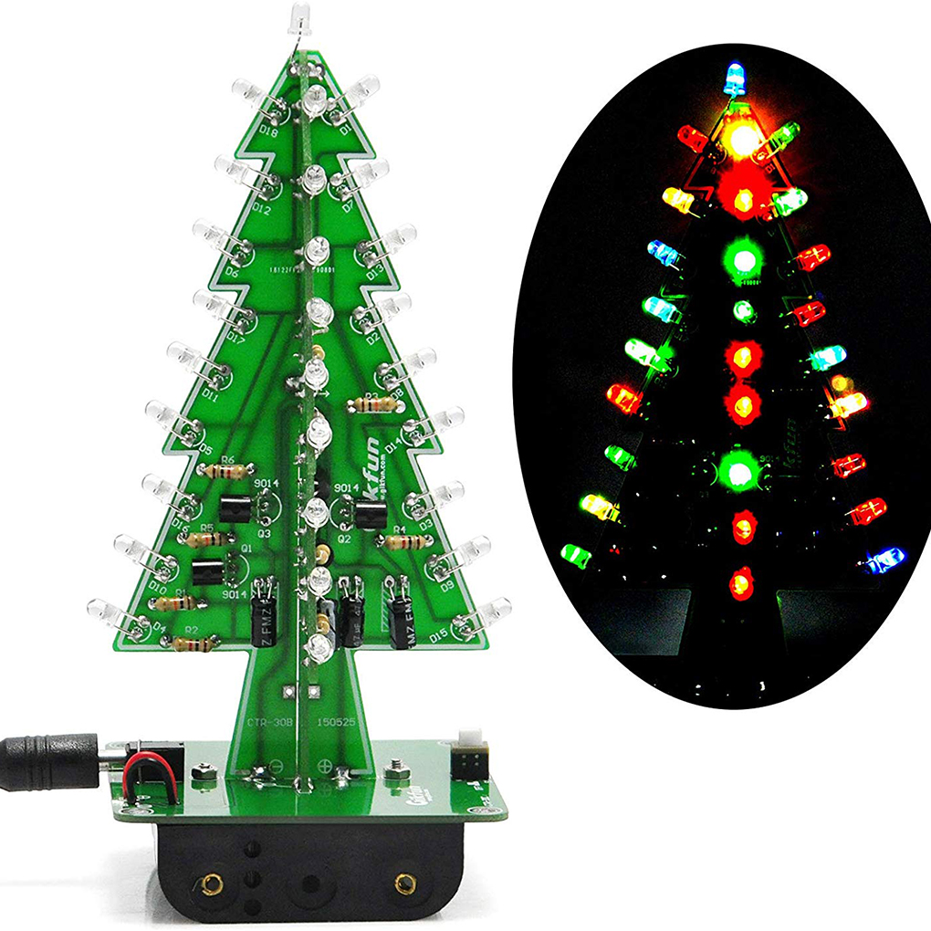 DIY Christmas Tree LED Flash K - Diy Electronics Tool Kit recension och pris