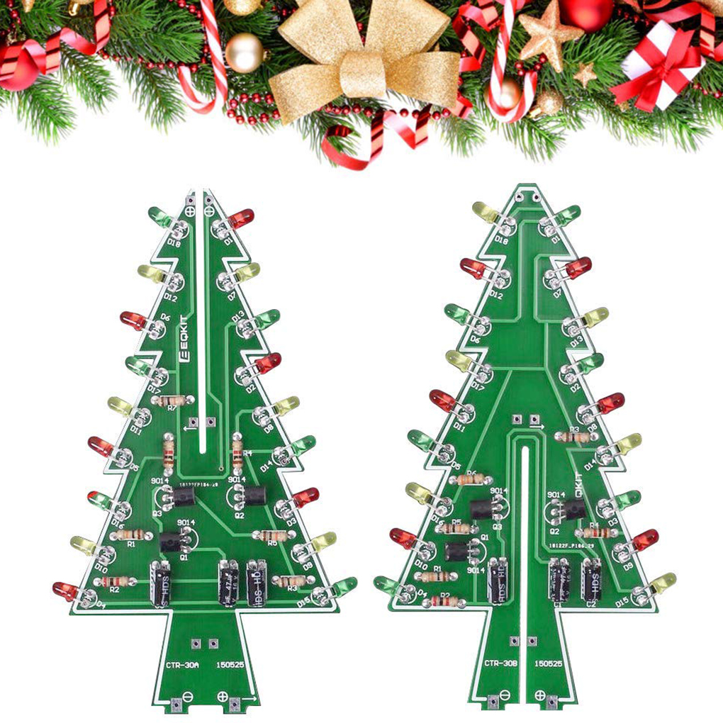 DIY Christmas Tree LED Flash K - Diy Electronics Tool Kit recension och pris