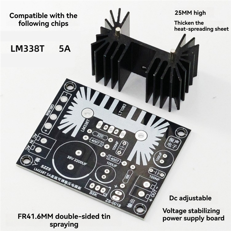 ABKQ-Adjustable Linear Regulat - Diy Electronics Filament recension och pris