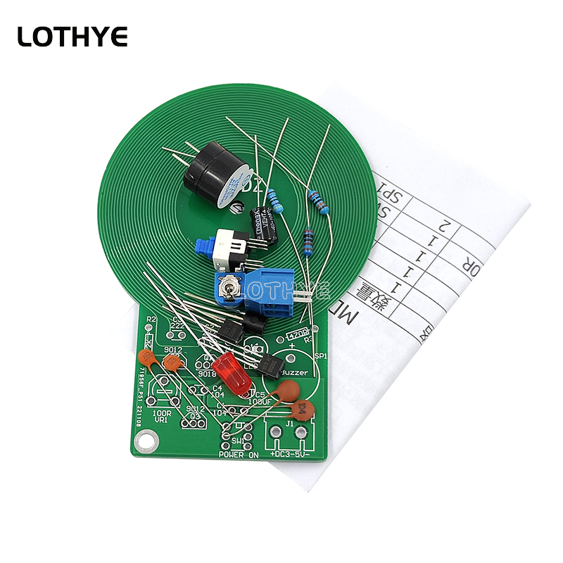 DC 3V-5V Metal Detector Kit DI - Diy Electronics Kits For Kids recension och pris