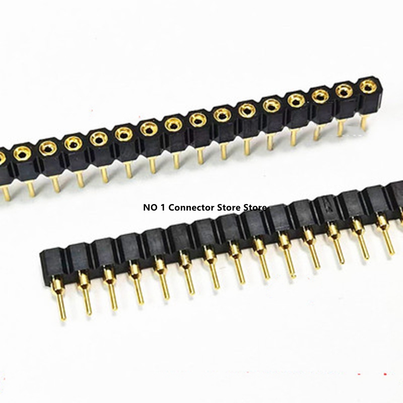 1PCS 2.54mm Pitch Round Hole M - Male Female Header Pin recension och pris