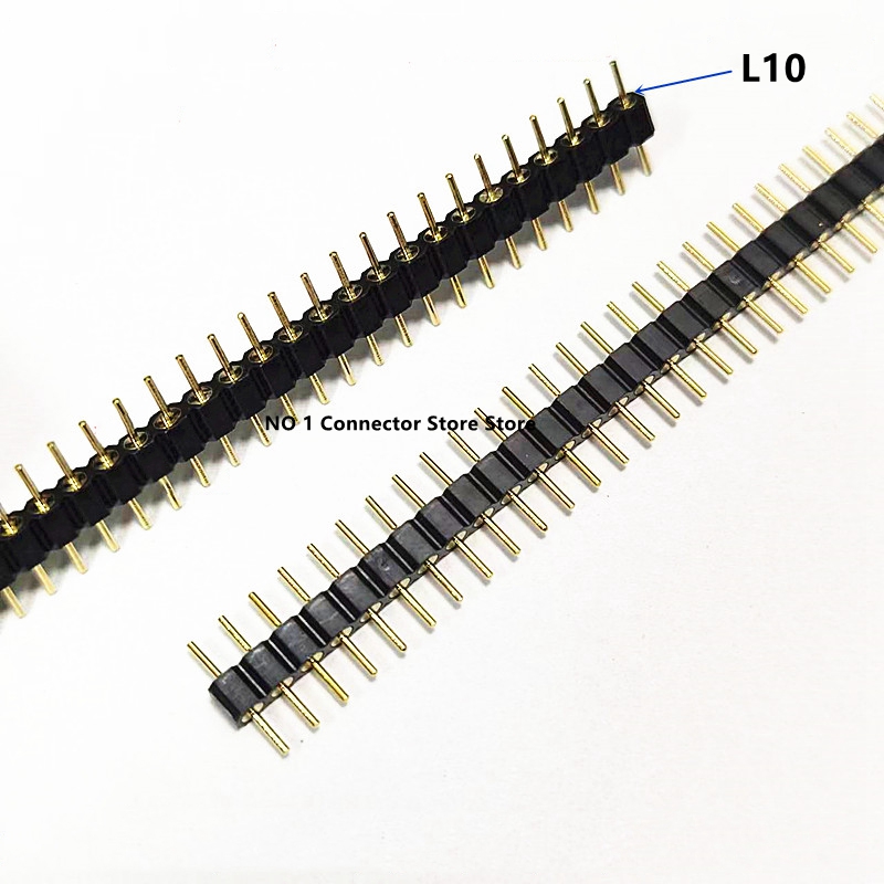 1PCS 2.54mm Pitch Round Hole M - Male Female Header Pin recension och pris