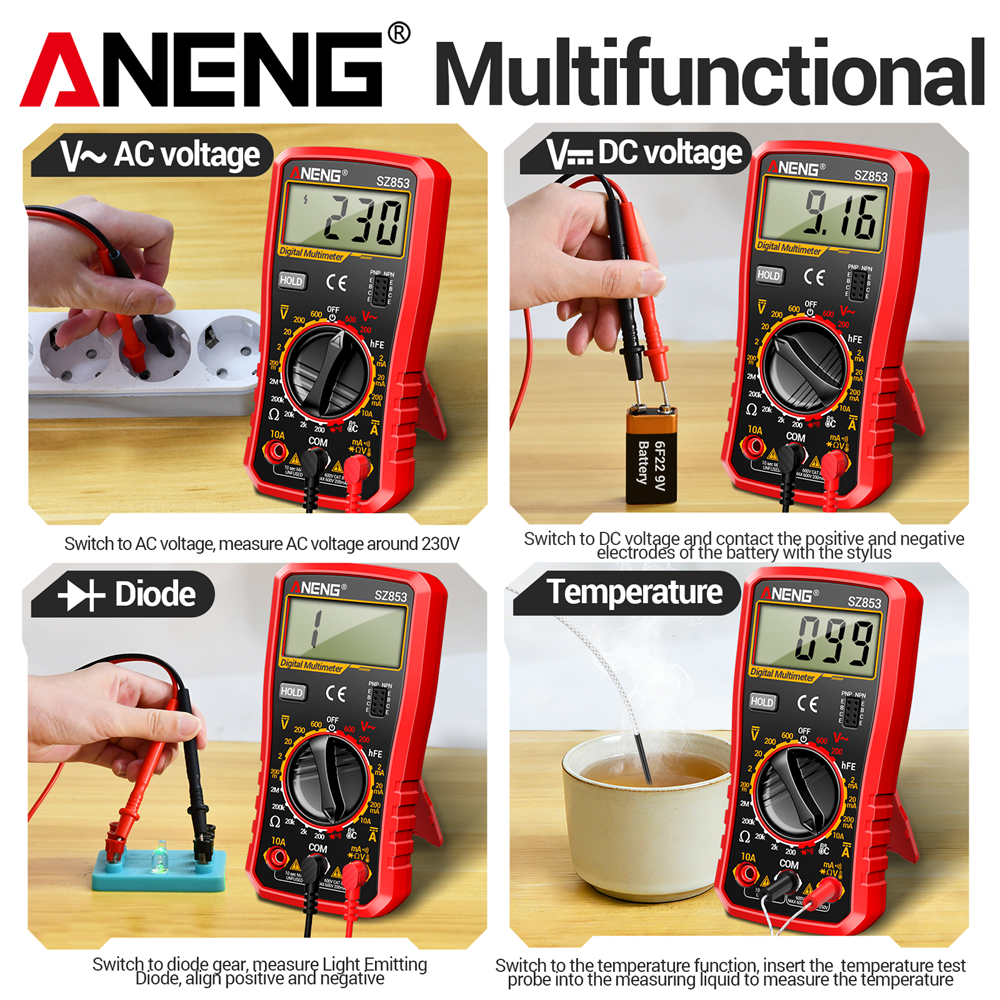 ANENG SZ853 High Precision Dig - Useful Diy Electronics recension och pris