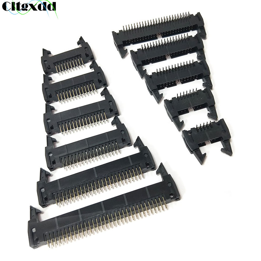 10pcs DC2 10/14/16/20/26/34/40 - Male Female Header Pin recension och pris