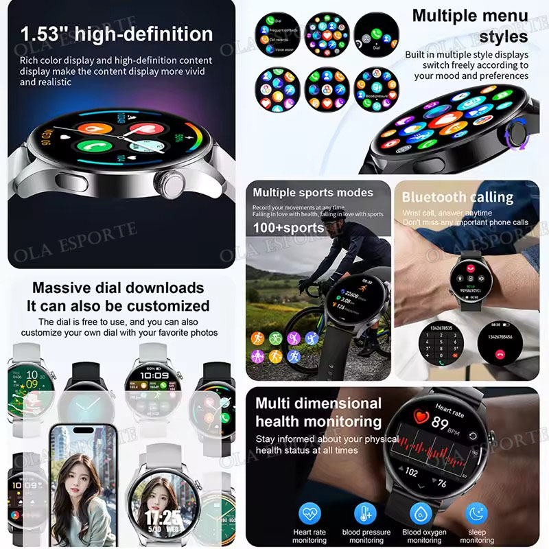 New SmartWatch for Men Women B - Diy Electronics For Adults recension och pris