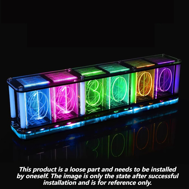 Glow Tube Clock Kit DIY Electr - Diy Electronics Desk recension och pris