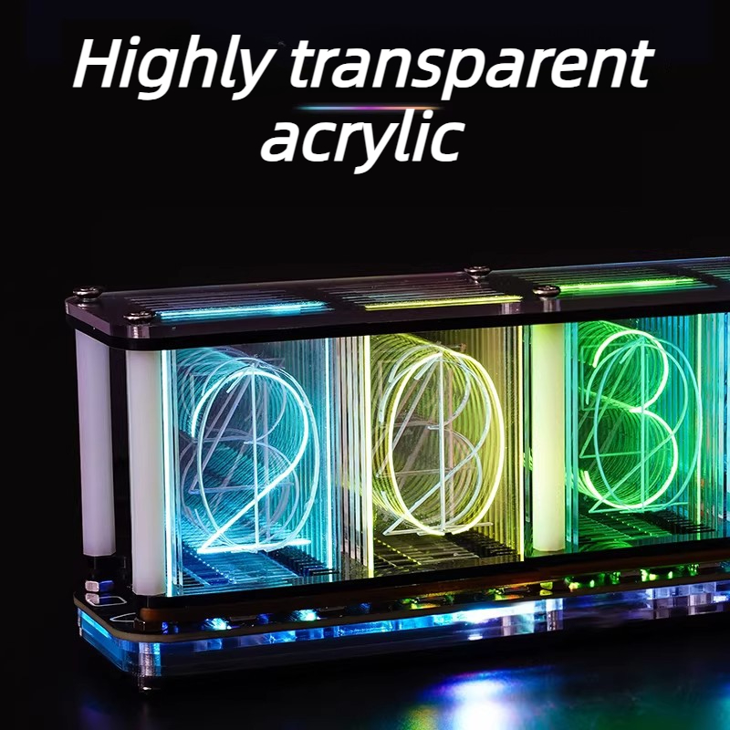 Glow Tube Clock Kit DIY Electr - Diy Electronics Desk recension och pris