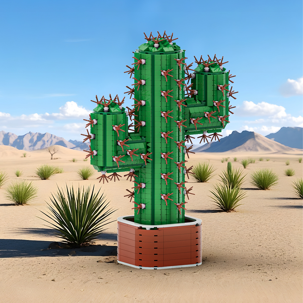 Gobricks  MOC The Giant Cactus - Diy Lego Electronics recension och pris