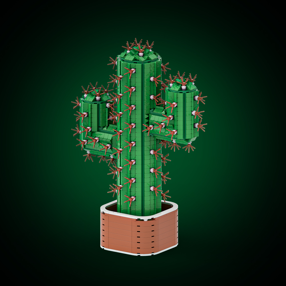 Gobricks  MOC The Giant Cactus - Diy Lego Electronics recension och pris