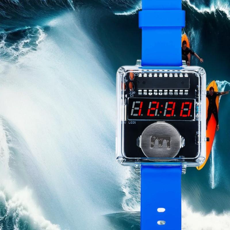 1Set DIY Electronic Watch Kit  - Diy Electronics Youtube recension och pris