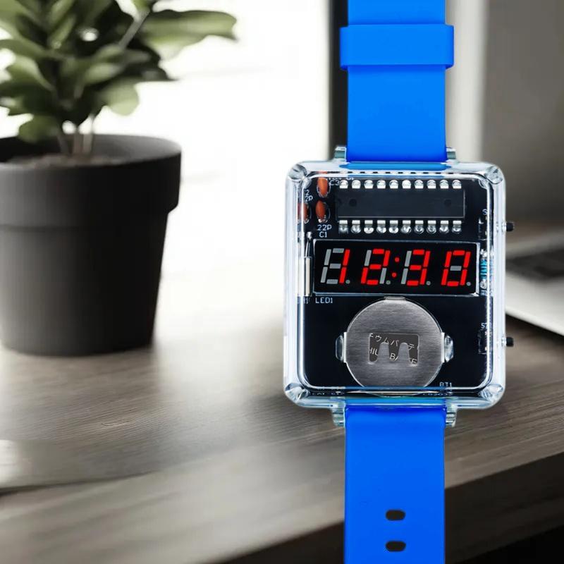1Set DIY Electronic Watch Kit  - Diy Electronics Youtube recension och pris