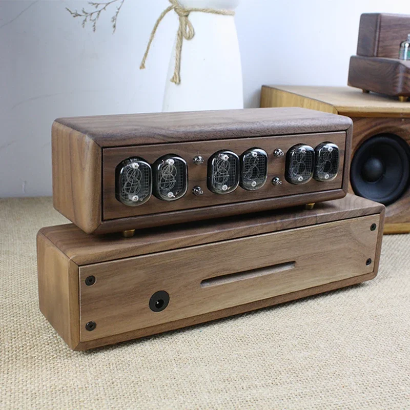 Luxury Wood Nixie Tube Clock D - Diy Electronics Desk recension och pris