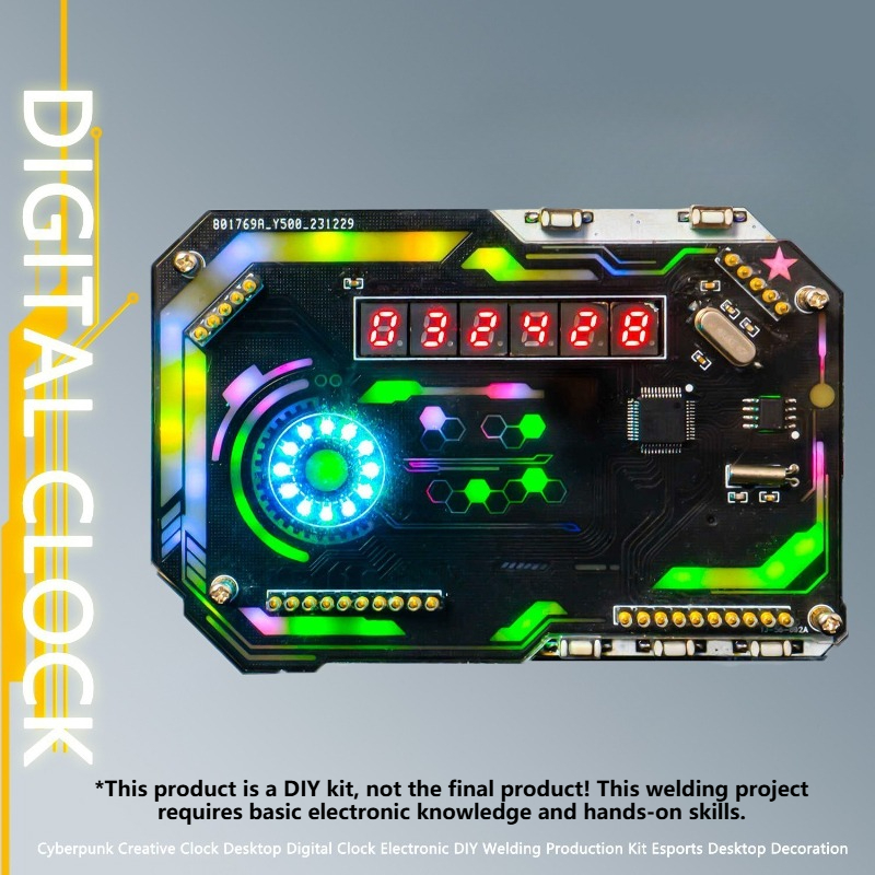 DIY Table Clocks Set Digital C - Diy Electronics Desk recension och pris