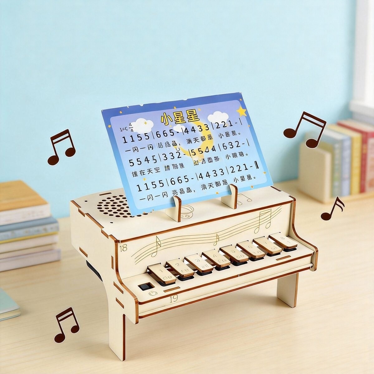 DIY Wooden Electronic Piano Mo - Diy Electronics For Adults recension och pris