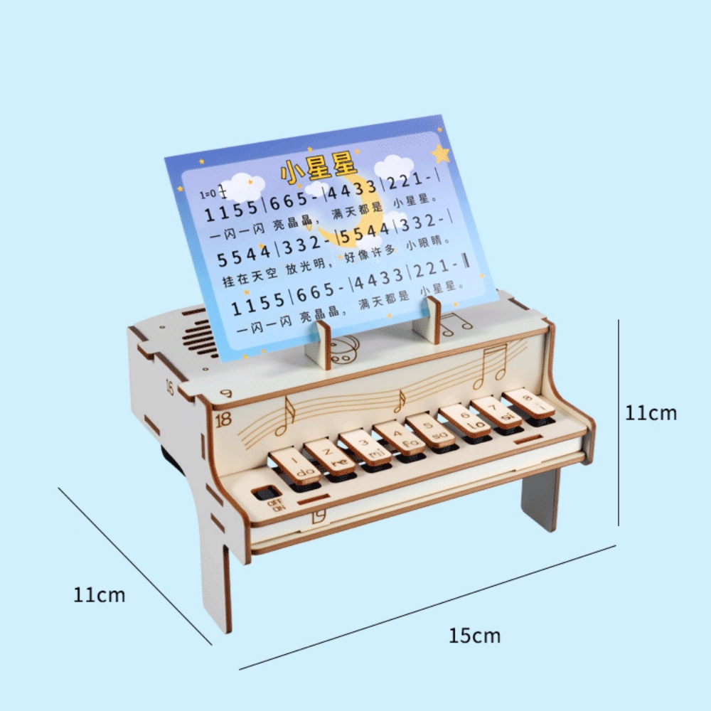 DIY Wooden Electronic Piano Mo - Diy Electronics For Adults recension och pris