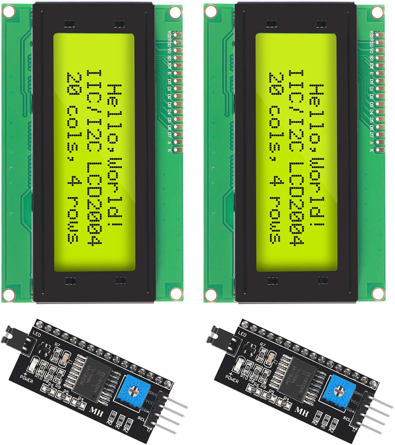 2PCS IIC I2C TWI Serial LCD 20 - I2C Lcd Display recension och pris