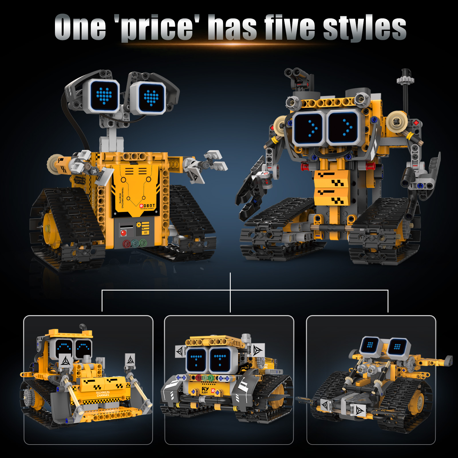 5-in-1 robot programming remot - Diy Electronics Button recension och pris