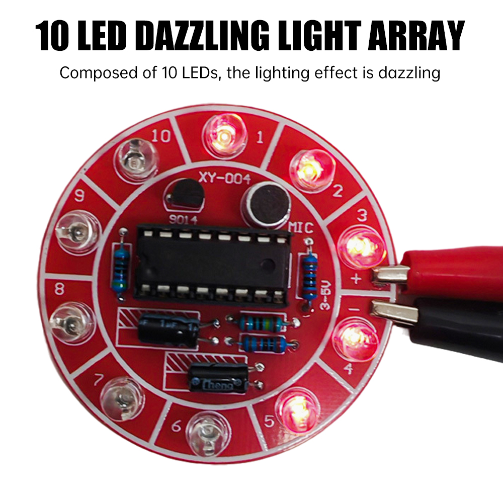 10 LED Bead Running Light DIY  - Diy Electronics Basics recension och pris
