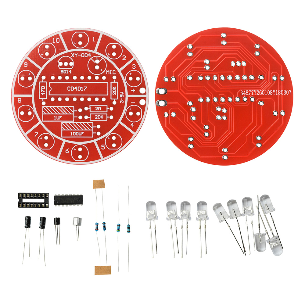 10 LED Bead Running Light DIY  - Diy Electronics Basics recension och pris