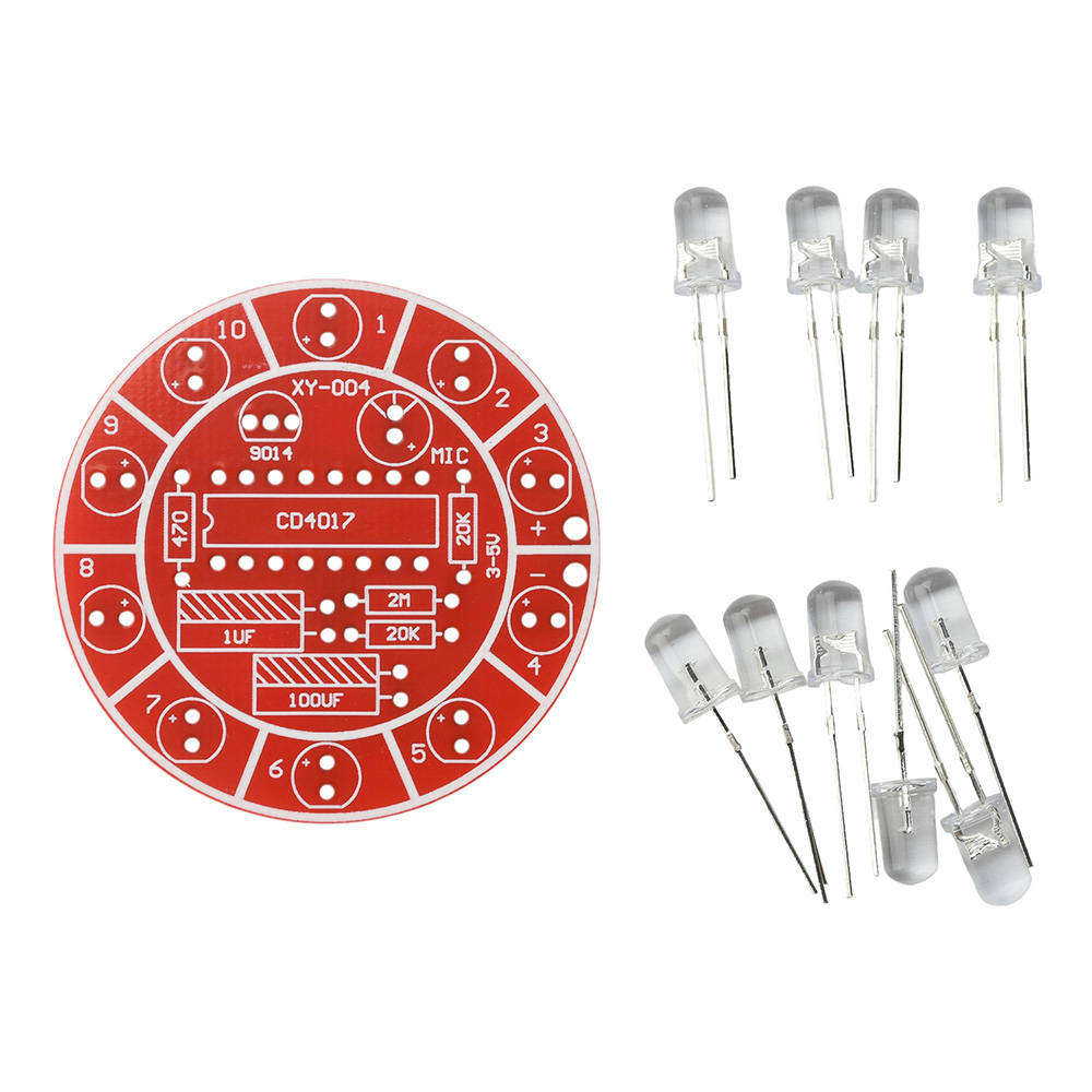 10 LED Bead Running Light DIY  - Diy Electronics Basics recension och pris