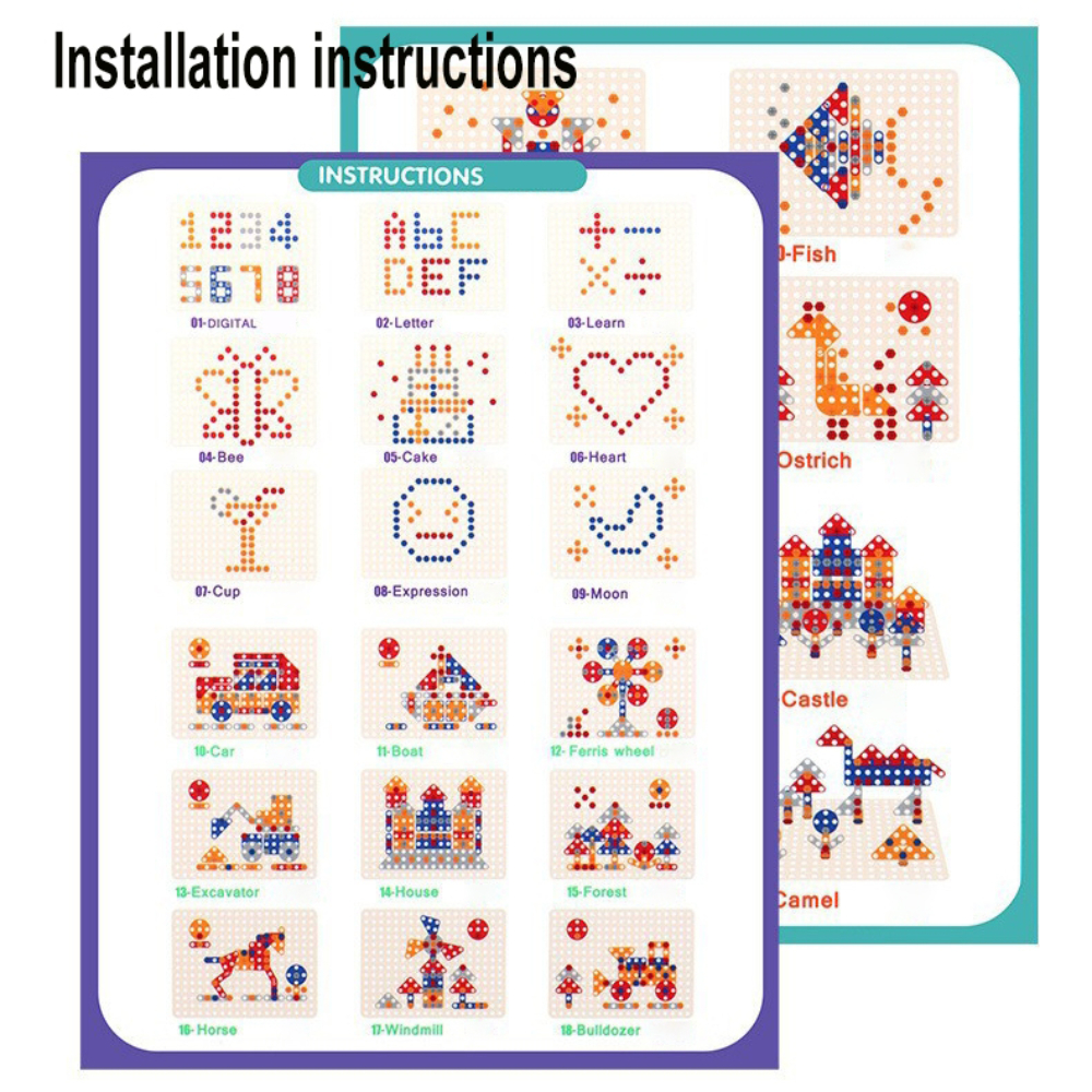 450Pcs Kids STEM Drill Set Cre - Diy Electronics Kits For Kids recension och pris