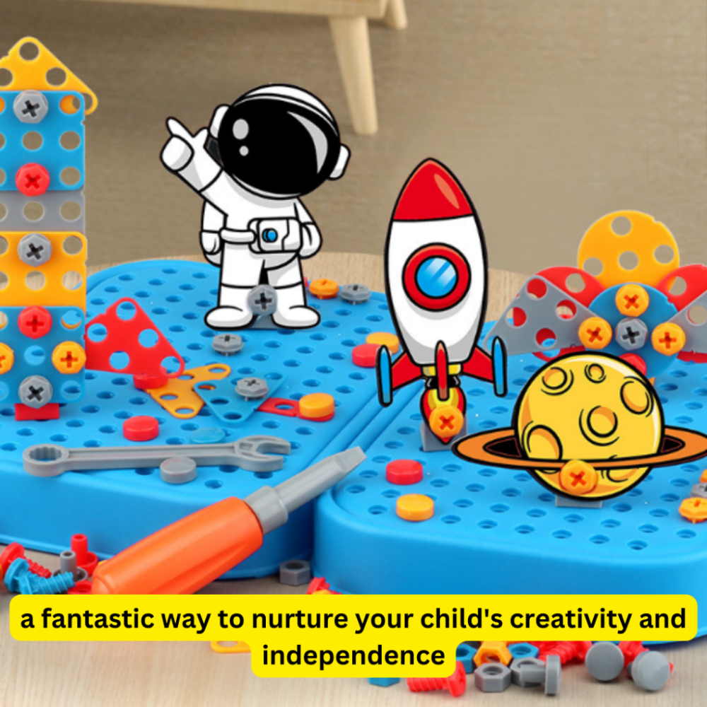 450Pcs Kids STEM Drill Set Cre - Diy Electronics Kits For Kids recension och pris