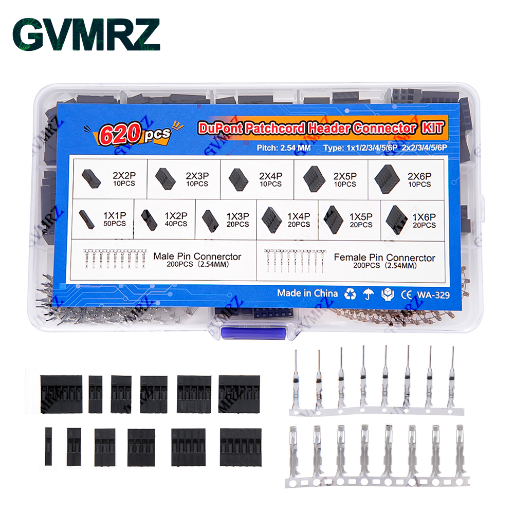620PCS DuPont Header Connector - Diy Electronics Tool Kit recension och pris