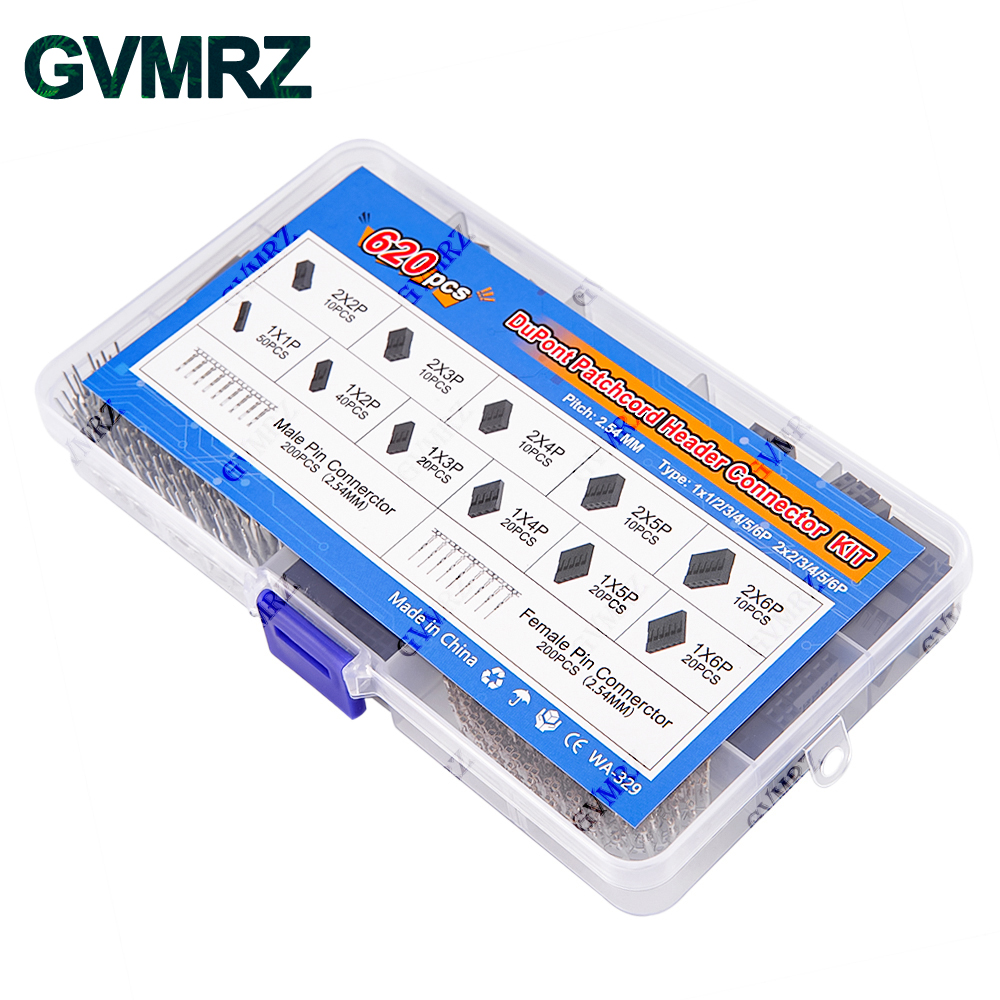 620PCS DuPont Header Connector - Diy Electronics Tool Kit recension och pris
