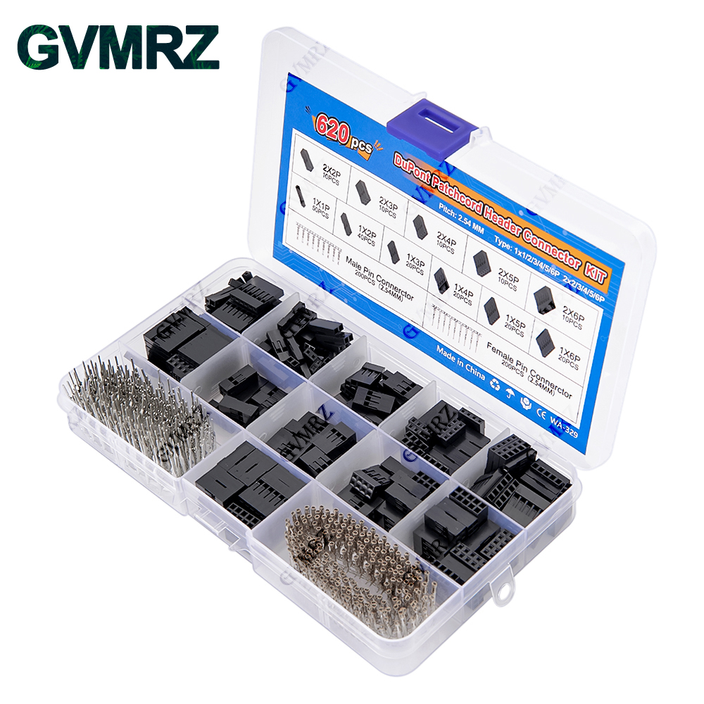 620PCS DuPont Header Connector - Diy Electronics Tool Kit recension och pris