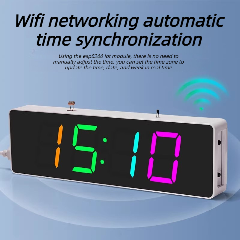 WiFi Electronic Clock Welding  - Diy Electronics Desk recension och pris