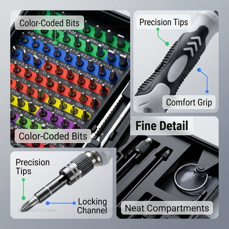 132 in 1 Precision Screwdriver - Useful Diy Electronics recension och pris