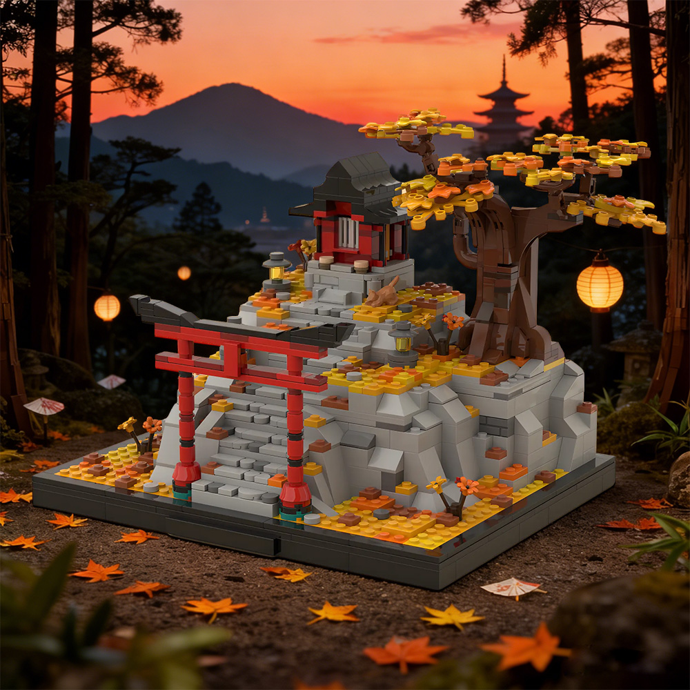 Gobricks MOC Mountain Shinto S - Diy Lego Electronics recension och pris