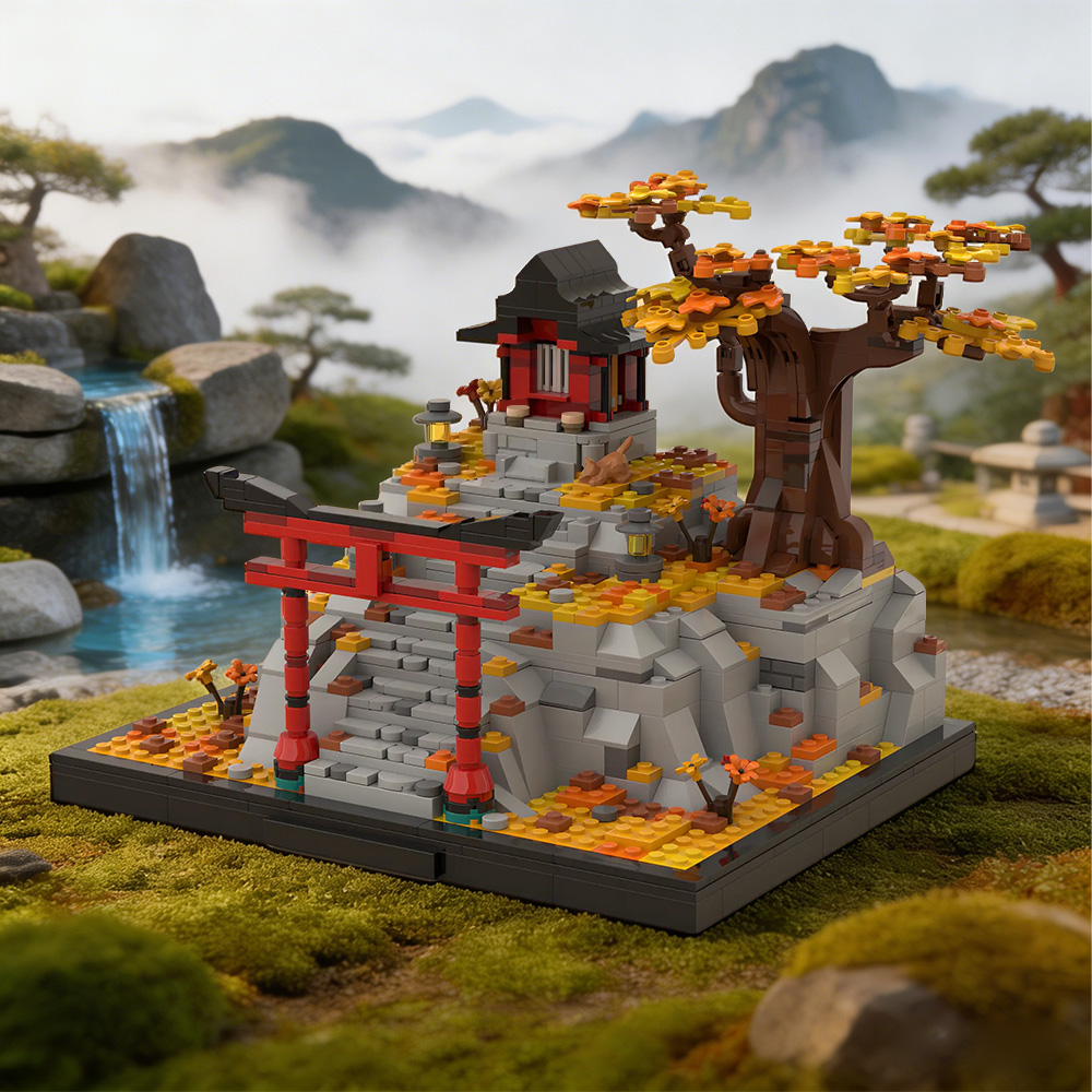 Gobricks MOC Mountain Shinto S - Diy Lego Electronics recension och pris