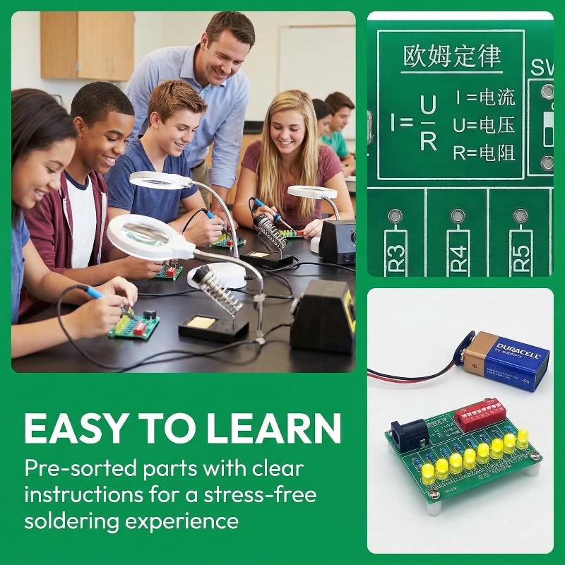 Student Electronic Soldering K - Diy Electronics Board recension och pris