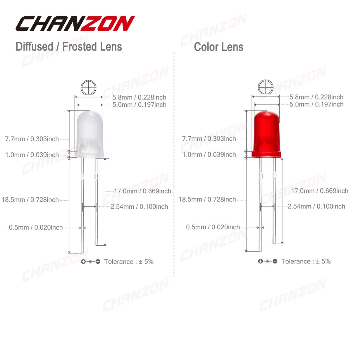 5mm Diffused LED Diode Kit Lam - Hobby Diy Electronics Kit recension och pris