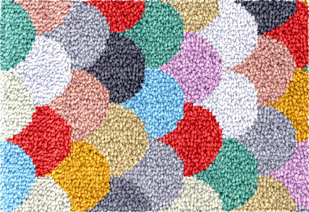 geometry Large latch hook rug  - Diy Electronics For Adults recension och pris