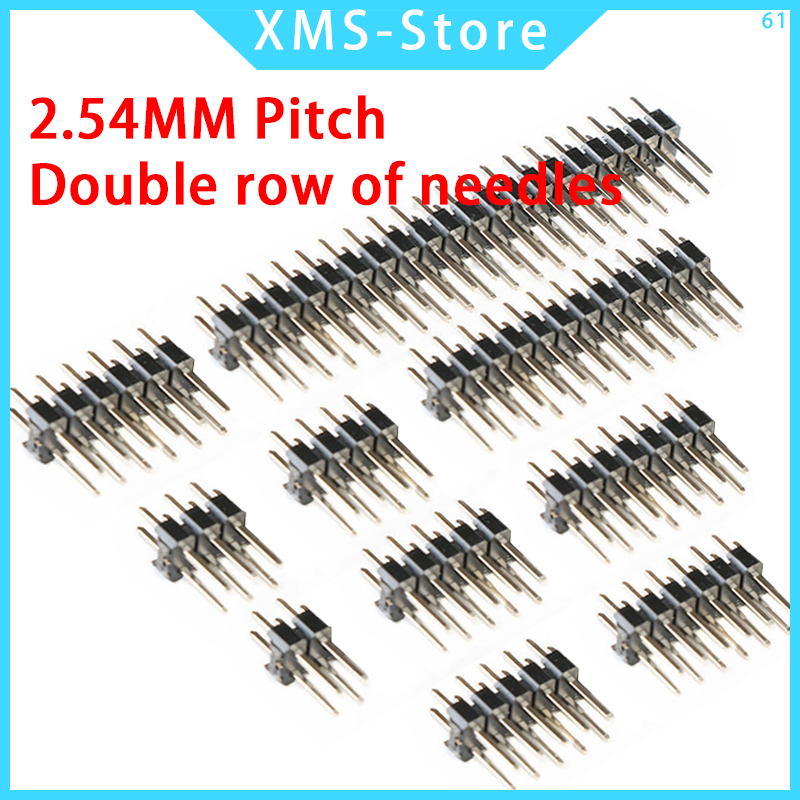 2.54mm double row male PCB boa - Male Female Header Pin recension och pris