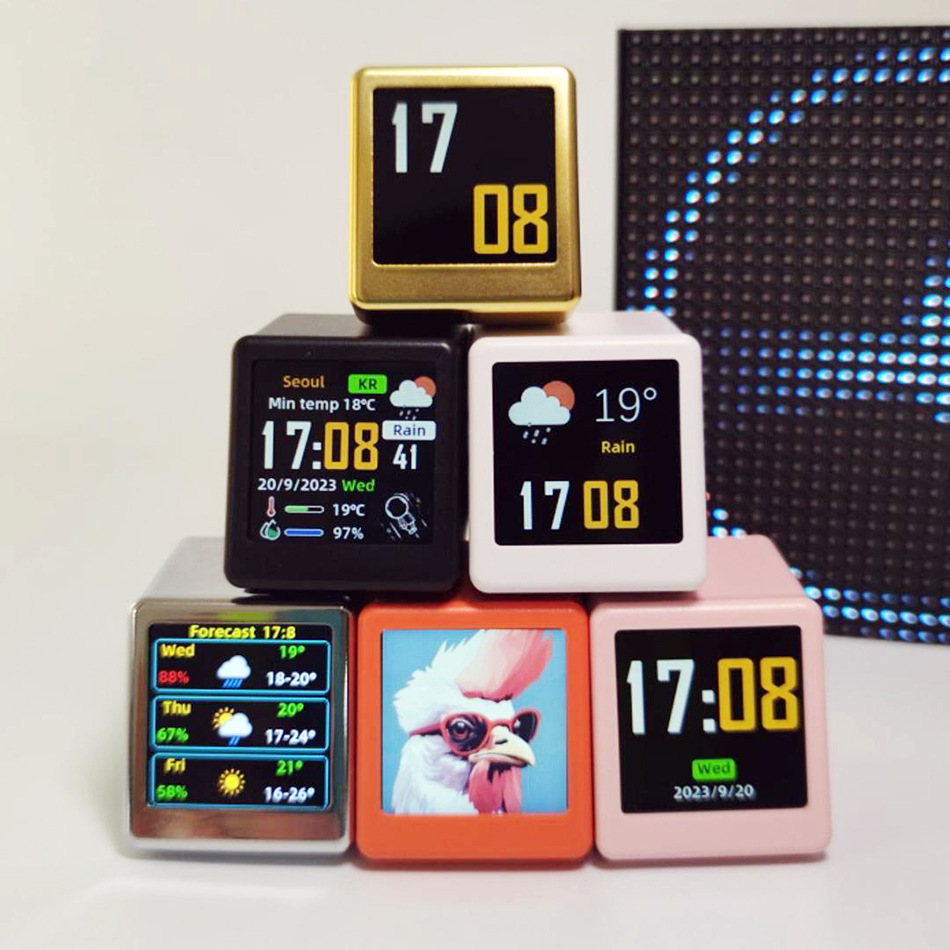 MINI Size Smart WIFI Weather F - Diy Electronics Desk recension och pris