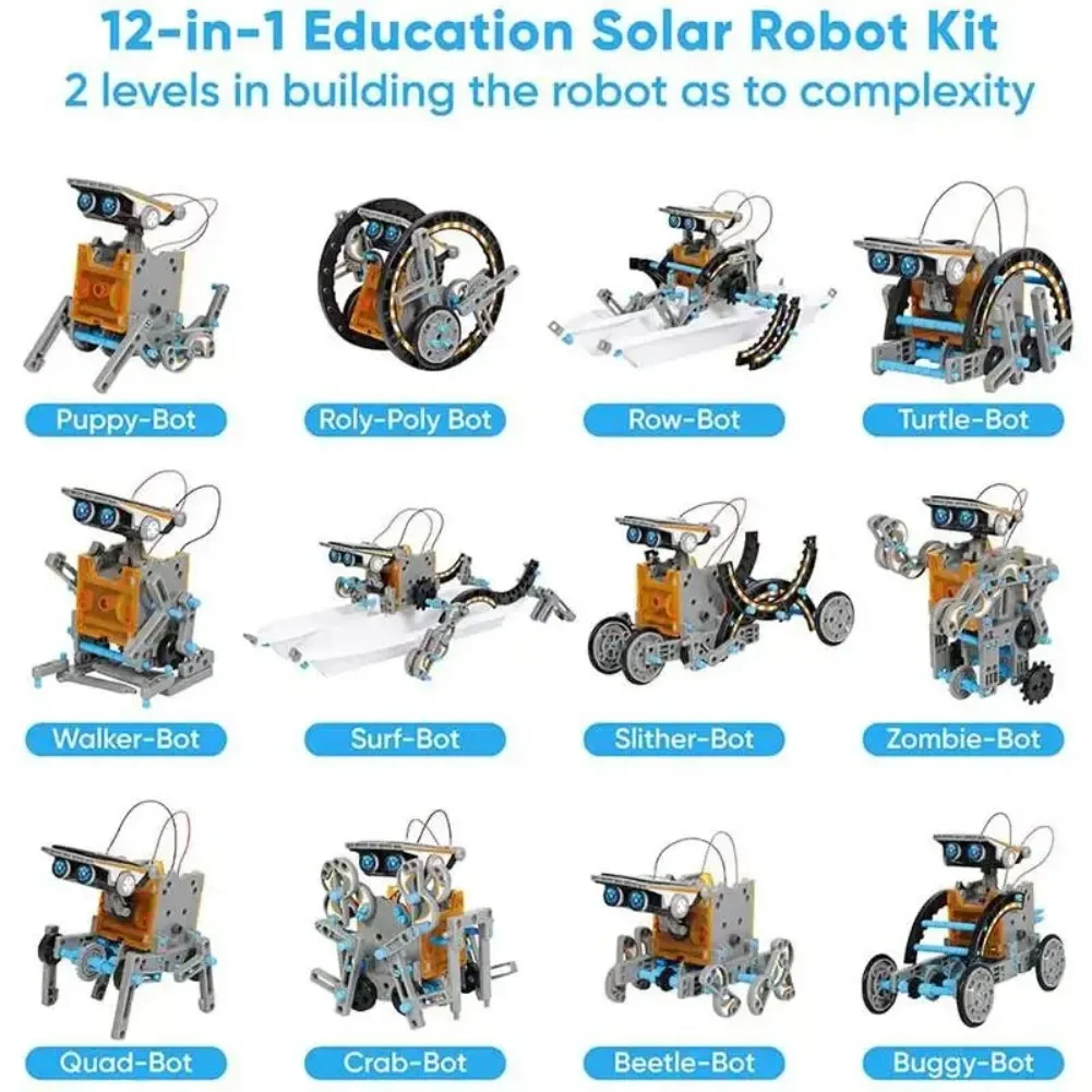 13 in 1 Solar Powered Robot Sc - Diy Electronics Kits For Kids recension och pris