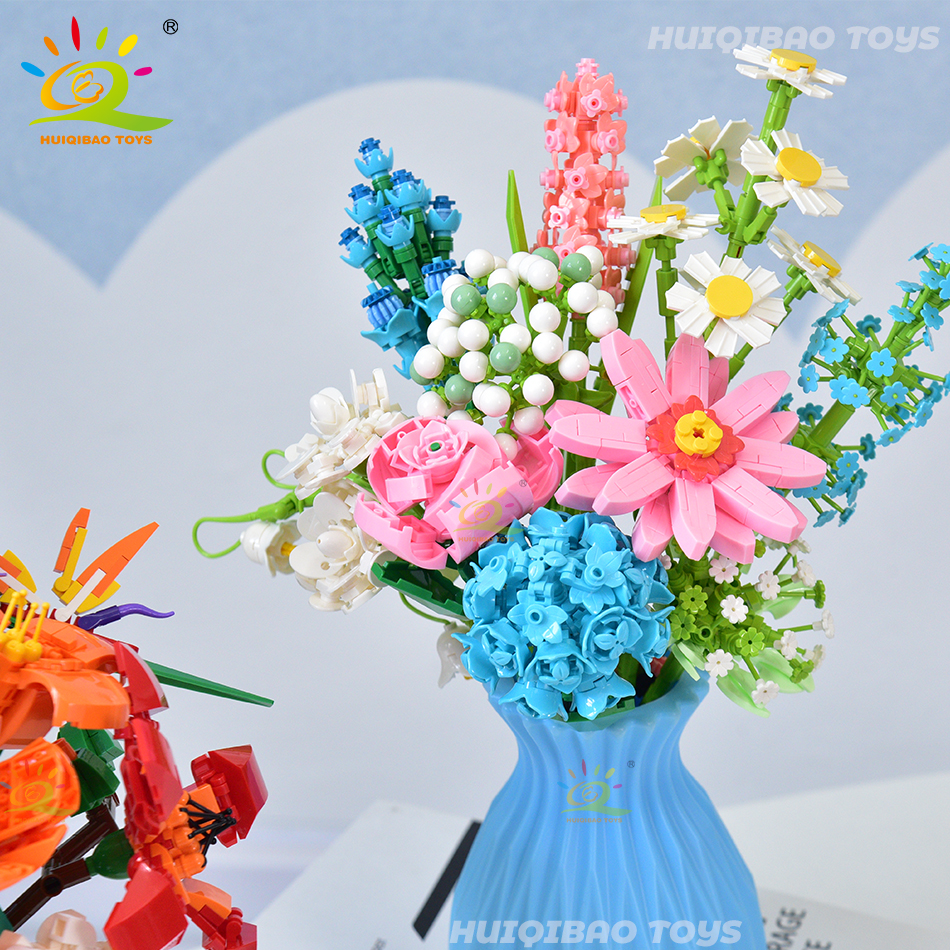 HUIQIBAO Flower Bouquet Buildi - Diy Electronics For Adults recension och pris