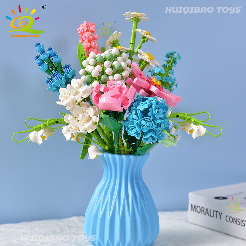 HUIQIBAO Flower Bouquet Buildi - Diy Electronics For Adults recension och pris
